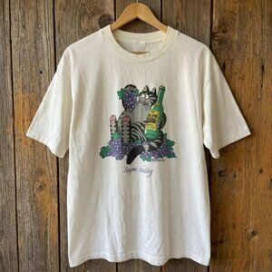 White Martha's Vineyard Wine Double Side Crazy Shirt